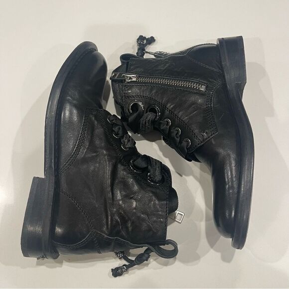 Zadig&Voltaire lace-up 30mm ankle boots size 37 - Picture 14 of 15